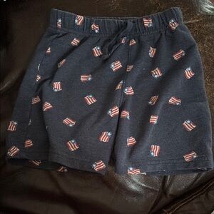 Jumping Beans Navy and Red Striped Shorts